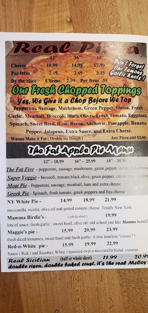The Fat Apple Menu image 3